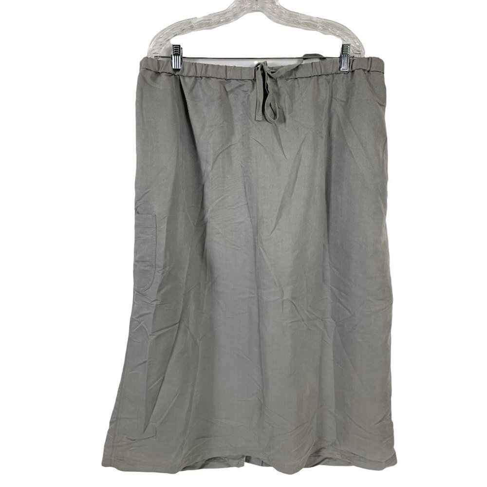 White Stag Women's Gray Long Skirt with Pockets